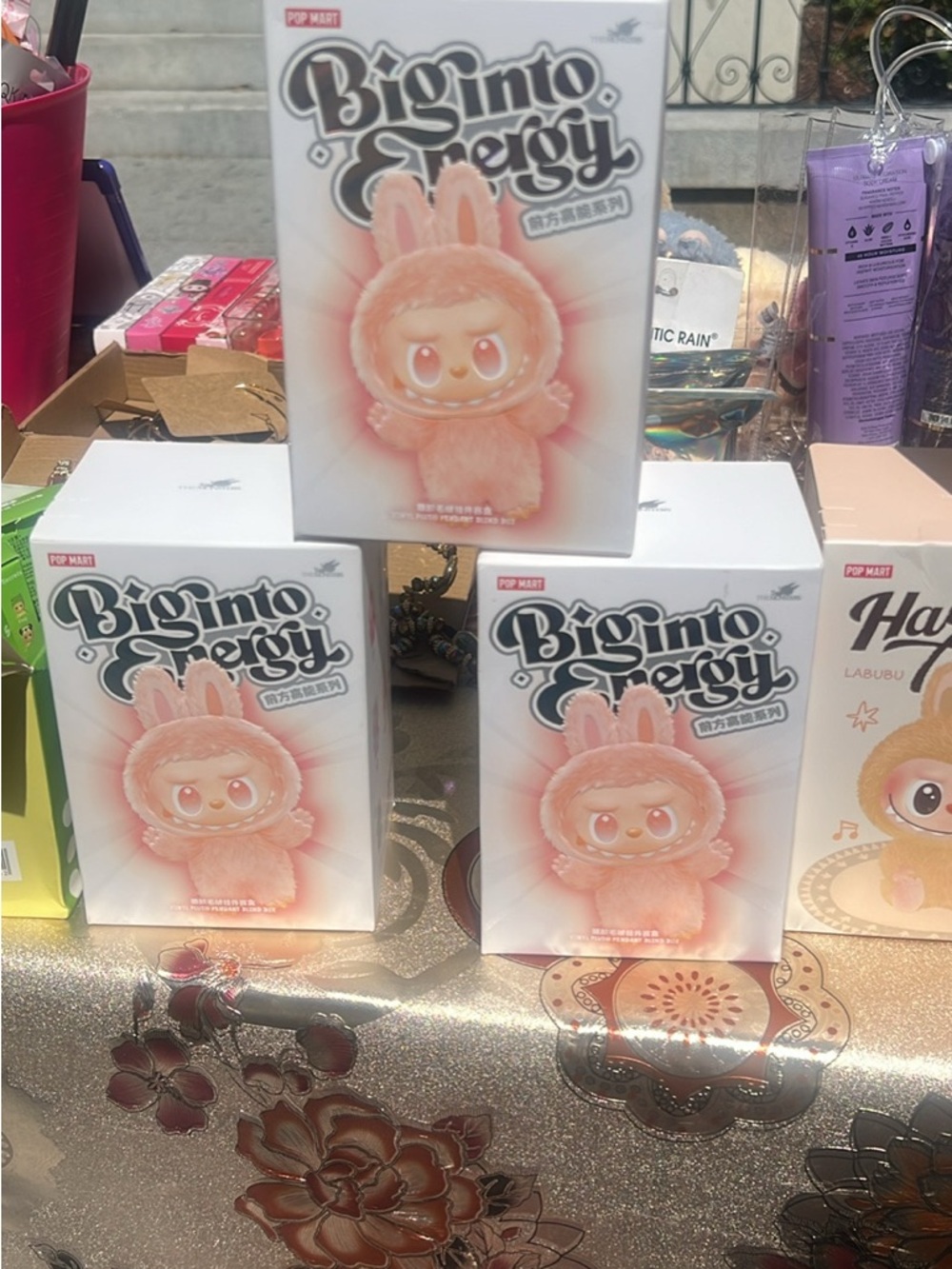 POP MART Big into Energy Plush Blind Box, exciting macaroons, and have a seat